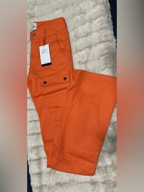Genuine Merchandise Men's Bright Orange Cargo Pants